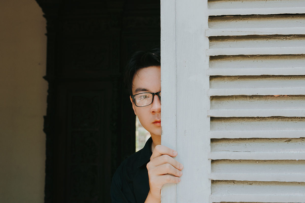 hiding from ex